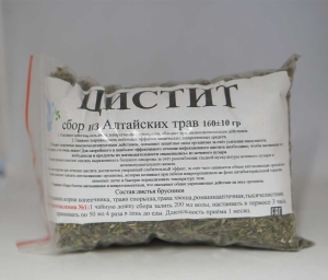 От цистита, сбор лечебных трав, Славные Tравы Алтая, 160 г ± 10 г От цистита, сбор лечебных трав, Славные Tравы Алтая, 160 г ± 10 г