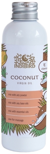 Кокосовое масло, холодный отжим (Coconut Oil Virgin) Indibird, 150мл/5л Кокосовое масло, холодный отжим (Coconut Oil Virgin) Indibird, 150мл/5л