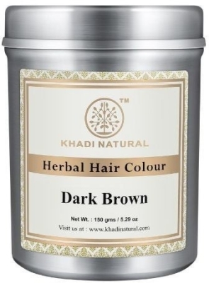 Краска для волос Темно-коричневая (Herbal Hair Colour Dark Brown), Khadi, 150 г
