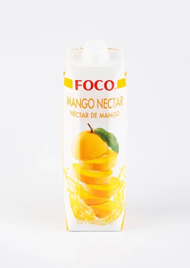 Нектар Манго, напиток, "FOCO", 330мл/1л Нектар Манго, напиток, "FOCO", 330мл/1л