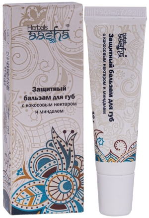 Бальзам для губ защитный, Aasha Herbals, 10 г Бальзам для губ защитный, Aasha Herbals, 10 г