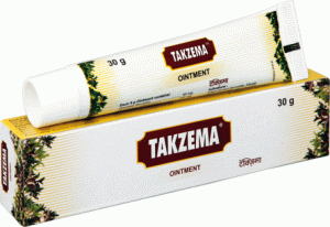 Такзема мазь для лечения экземы и дерматитов (Takzema ointment) Charak, 30 г Такзема мазь для лечения экземы и дерматитов (Takzema ointment) Charak, 30 г