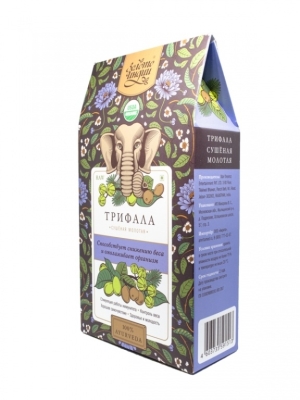Трифала сушеная молотая (Triphala Fruits Powder), Золото Индии, 100г/1кг Трифала сушеная молотая (Triphala Fruits Powder), Золото Индии, 100г/1кг