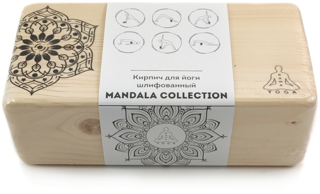 -40% Кирпич для йоги Mandala, Rama Yoga, 23х11х8 см -40% Кирпич для йоги Mandala, Rama Yoga, 23х11х8 см