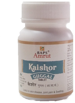 Кайшор Гуггул (Kaishor guggal), Baps Amrut, 120 таб Кайшор Гуггул (Kaishor guggal), Baps Amrut, 120 таб