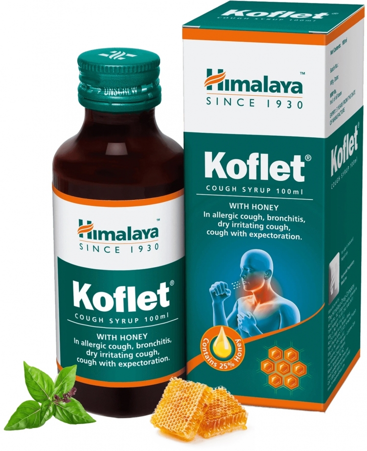 КОФЛЕТ (Koflet Syrop) Himalaya 100ml