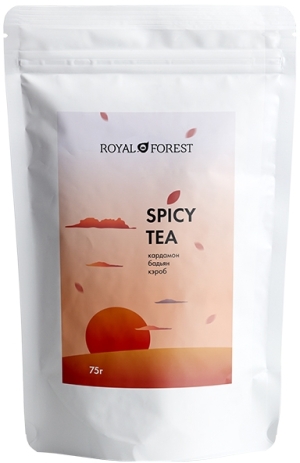 Пряный масала чай (Spicy Tea) Royal Forest, 75 г Пряный масала чай (Spicy Tea) Royal Forest, 75 г