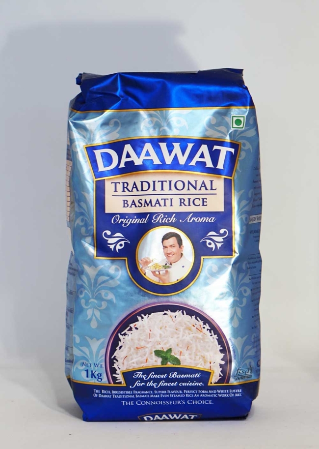 Рис басмати традиционный (Traditional Basmati Rice) DAAWAT, 1 кг Рис басмати традиционный (Traditional Basmati Rice) DAAWAT, 1 кг