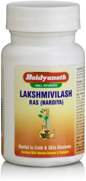 Лакшмивилас (Lakshmivilash ras (nardiya)) Baidyanath, 40 таб. Лакшмивилас (Lakshmivilash ras (nardiya)) Baidyanath, 40 таб.