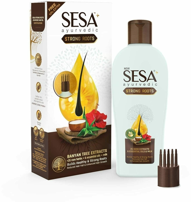 Масло для укрепления корней волос (Ayurvedic Strong Roots Oil) Sesa Ayurvedic, 100 мл Масло для укрепления корней волос (Ayurvedic Strong Roots Oil) Sesa Ayurvedic, 100 мл