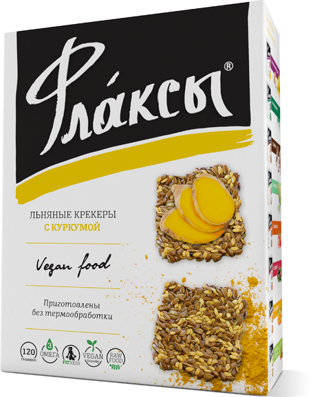Флаксы с куркумой, Компас здоровья, 120 г Флаксы с куркумой, Компас здоровья, 120 г
