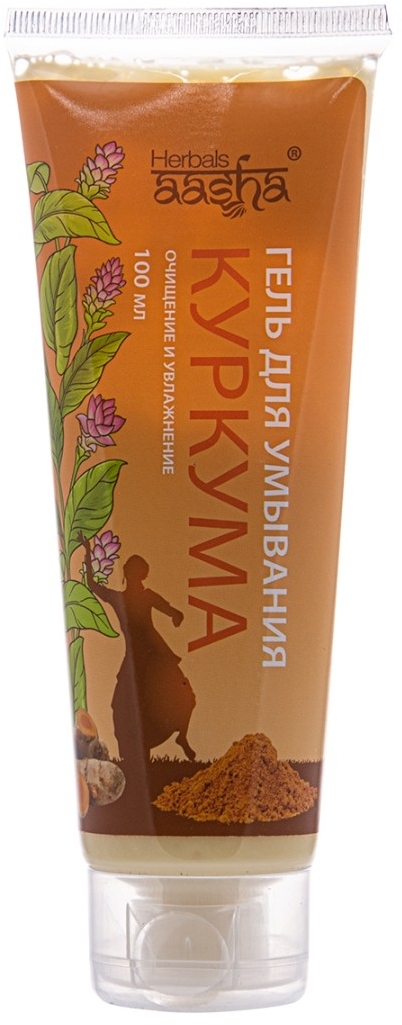 Гель для умывания Куркума, Aasha Herbals, 100мл Гель для умывания Куркума, Aasha Herbals, 100мл