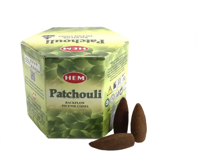 Благовония пуля Пачули стелющийся дым (Back Flow Patchouli) HEM, 40 шт Благовония пуля Пачули стелющийся дым (Back Flow Patchouli) HEM, 40 шт