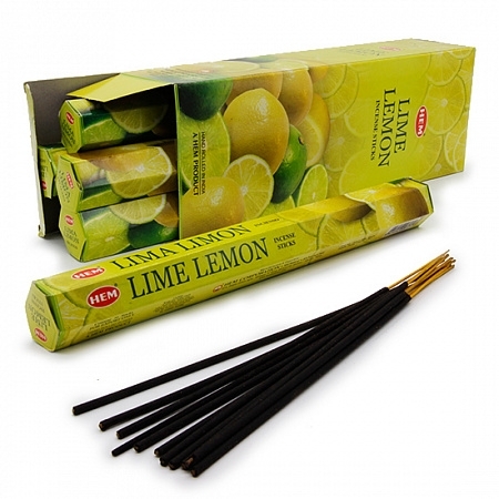Благовония Лайм-Лимон (Hexa Lime-Lemon), HEM, 20 г Благовония Лайм-Лимон (Hexa Lime-Lemon), HEM, 20 г
