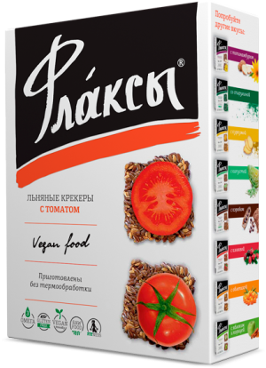 Флаксы с томатом, Компас здоровья, 120 г Флаксы с томатом, Компас здоровья, 120 г