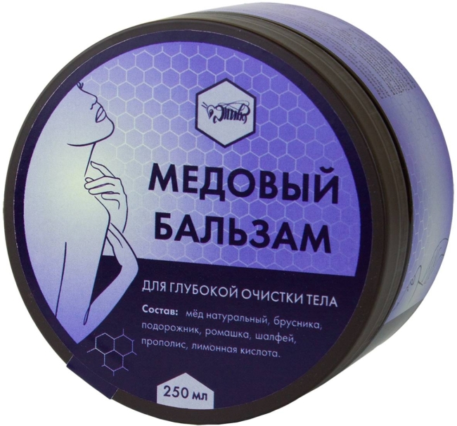 Медовый бальзам для глубокого очищения, Жива, 250 мл Медовый бальзам для глубокого очищения, Жива, 250 мл