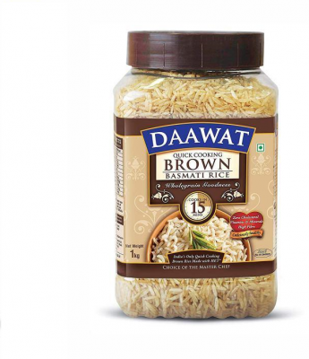 Рис басмати коричневый (Brown Basmati Rice) DAAWAT, 1кг