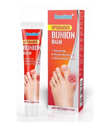 Буньён Балм (Bunion Balm Sumifun) крем для лечения вальгусной деформации суставов, 20 г Буньён Балм (Bunion Balm Sumifun) крем для лечения вальгусной деформации суставов, 20 г