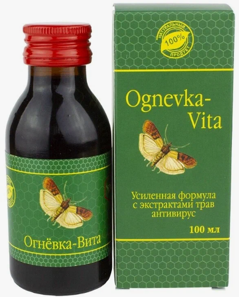 Огневка-Вита, бальзам с экстрактами трав противовирусный, Жива, 100 мл Огневка-Вита, бальзам с экстрактами трав противовирусный, Жива, 100 мл