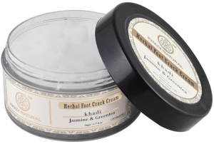 Крем от трещин стоп Жасмин и Зеленый Чай с маслом ши (Foot Crack Cream Jasmine and Green Tea), Khadi, 50г Крем от трещин стоп Жасмин и Зеленый Чай с маслом ши (Foot Crack Cream Jasmine and Green Tea), Khadi, 50г