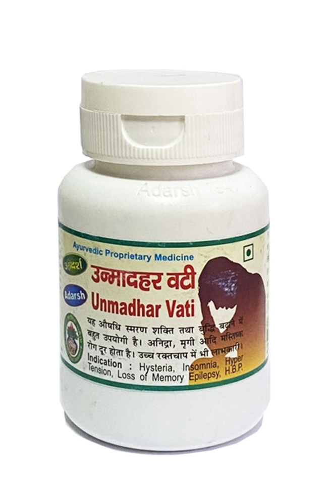 Унмадхар Вати (Unmadhar Vati) Adarsh, таб, 40 г Унмадхар Вати (Unmadhar Vati) Adarsh, таб, 40 г