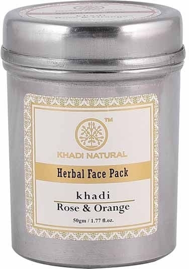 Натуральная маска для лица Рoза и Апельсин (Herbal Face Pack Rose & Orange), Khadi, 50 г Натуральная маска для лица Рoза и Апельсин (Herbal Face Pack Rose & Orange), Khadi, 50 г