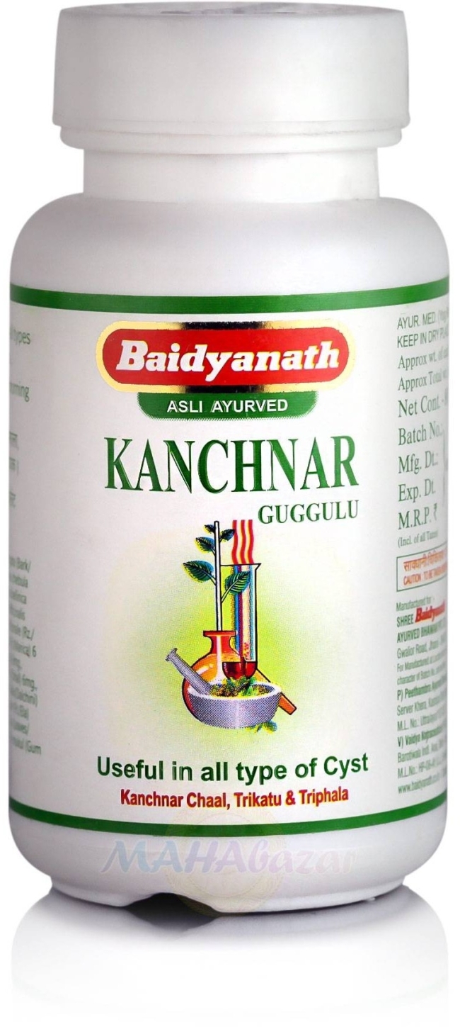 Канчнар гуггул (Kanchnar guggul) Baidyanath, 80 таб. Канчнар гуггул (Kanchnar guggul) Baidyanath, 80 таб.