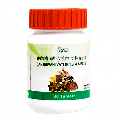 Сандживани вати (Sanjeevani Vati), Divya/Patanjali, 80/160 таб Сандживани вати (Sanjeevani Vati), Divya/Patanjali, 80/160 таб