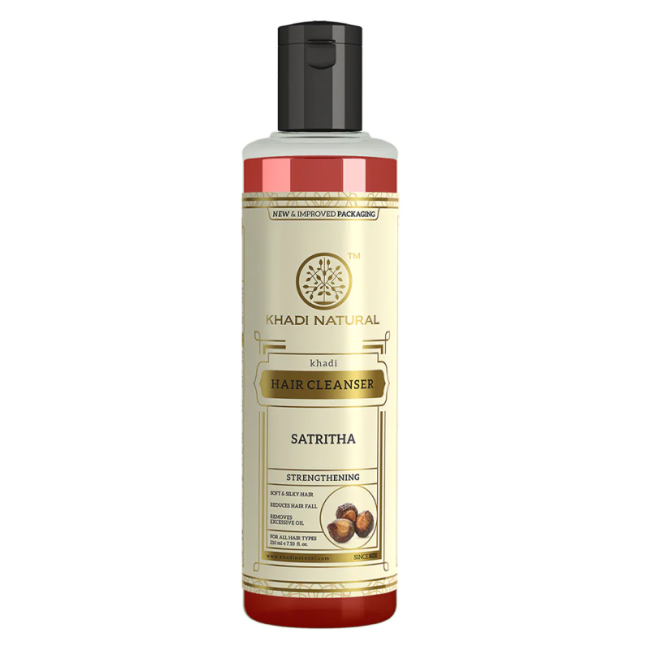 Шампунь для волос всех типов Сатритха (Satritha) Khadi Natural, 210 мл Шампунь для волос всех типов Сатритха (Satritha) Khadi Natural, 210 мл